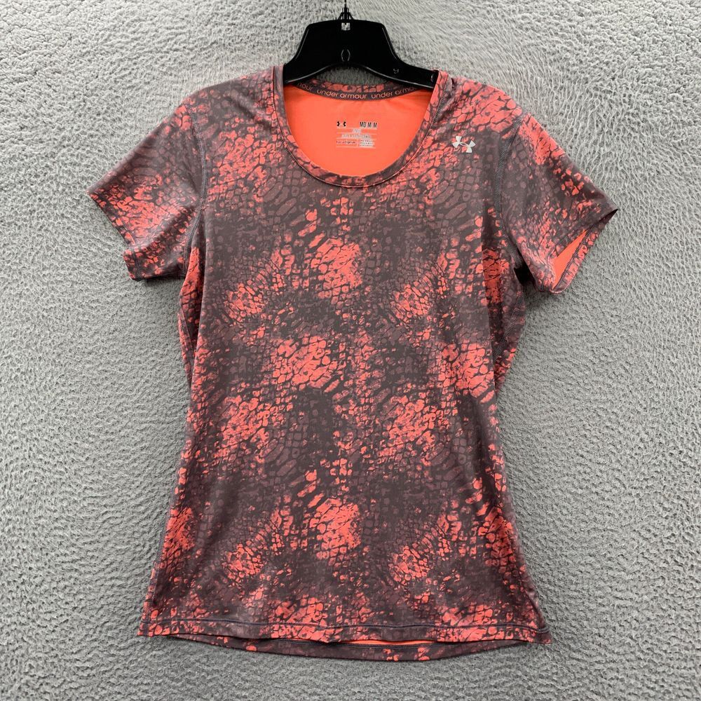 UNDER ARMOUR Shirt Womens Medium Top Tee Short Sleeve Fitted
